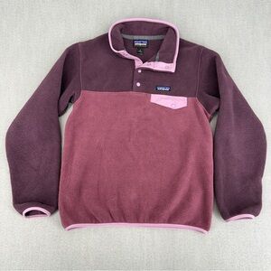 Patagonia Sweatshirt Womens S Small Lightweight Synchilla Snap-T Fleece Pullover